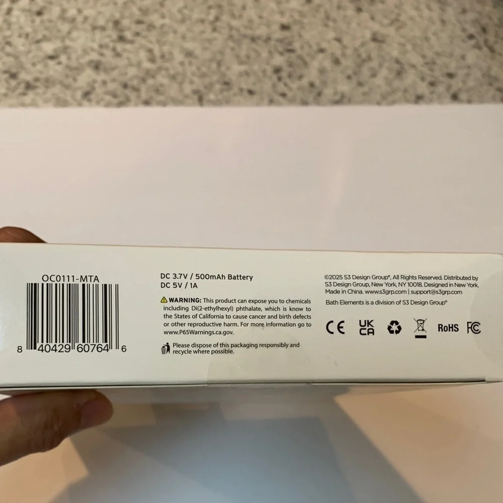 Element Blue Rechargeable Electric Toothbrush. Brand new/original  packaging.